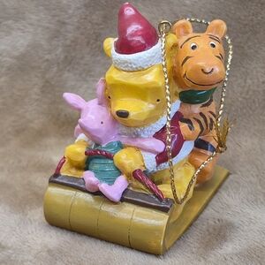 Winnie The Pooh , Tiger and Piglet vintage ornament DISNEY MCF